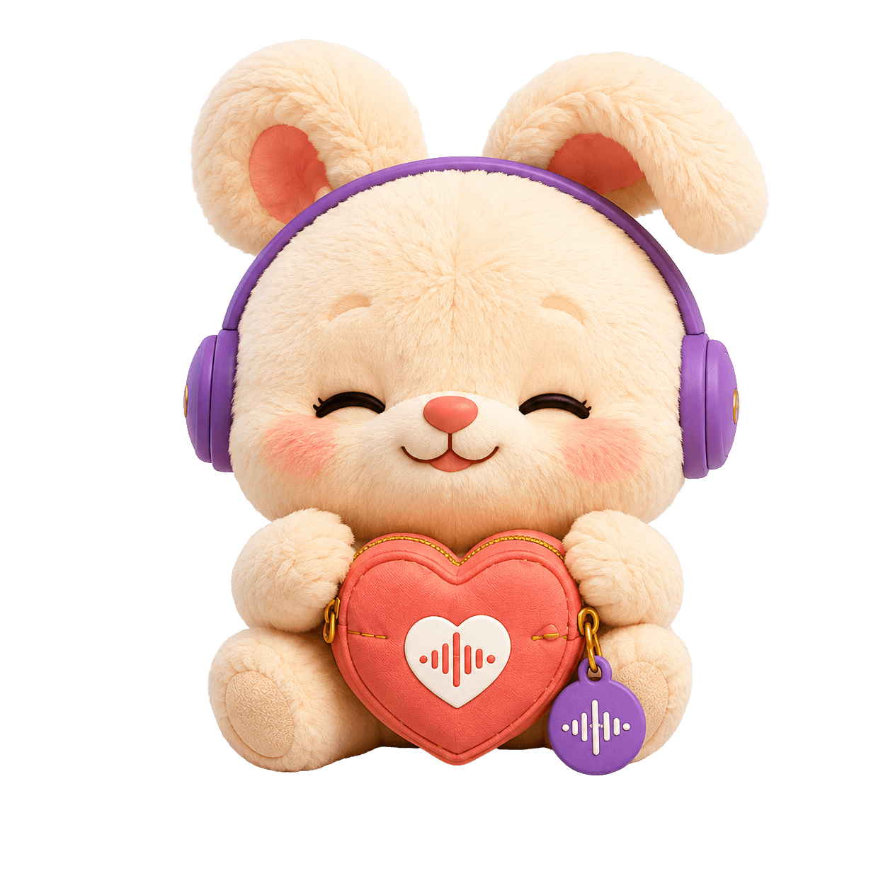 Luvy, the plush bunny love courier